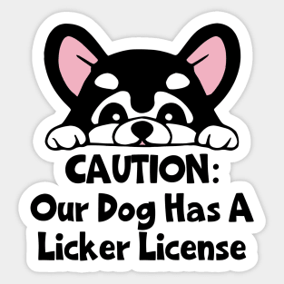 Licker License Sticker